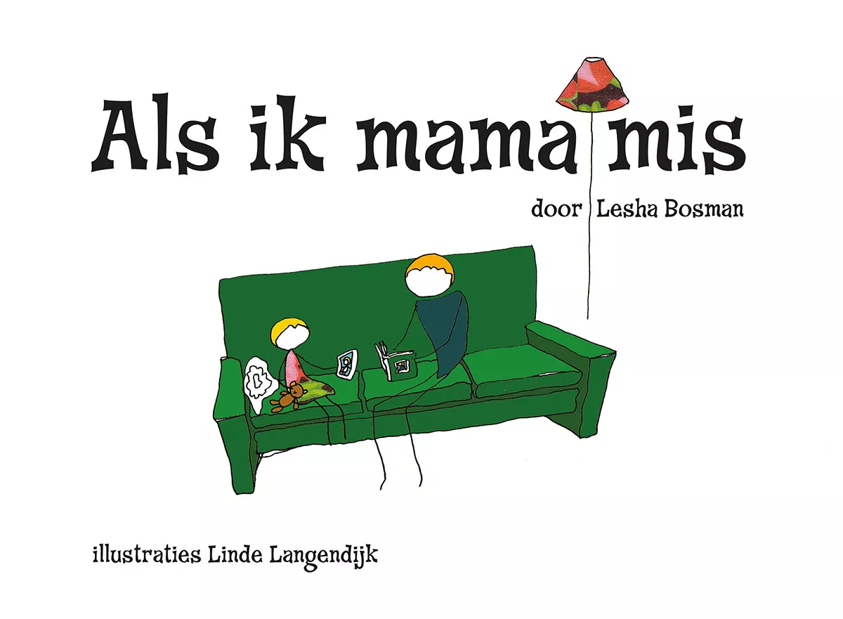 Vormgeving boekje 'Als ik mama mis'